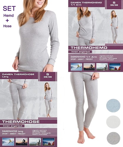 Damen thermo unterwäsche set - damen,