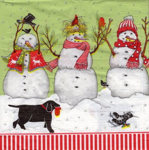 Servietten weihnachten - 3,
