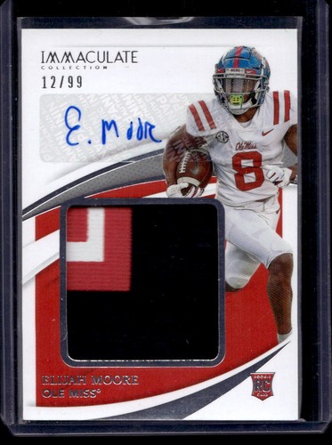 Elijah moore rookie auto - elijah,