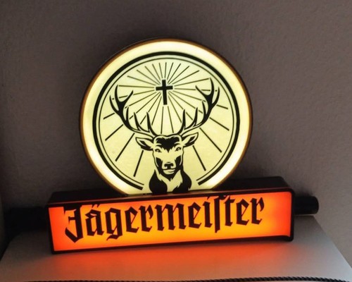 Jägermeister leuchtreklame - jägermeister,