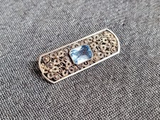 uralte 835er Silber-Brosche -