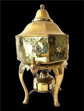 Samowar mit Brenner, 8-eckig