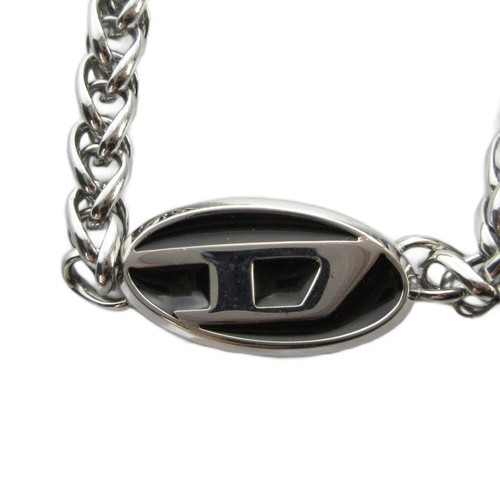 Diesel silber logo anhänger - diesel,