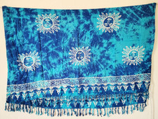 PAREO Tuch Sarong - TÜRKIS -