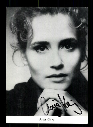 Anja kling autogrammkarte - anja,