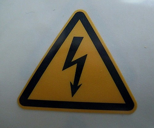 Warnschild elektrische