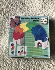 PlanToys „Matching Rainbow Blocks“