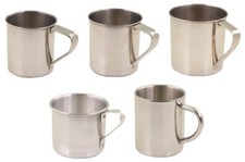 IB EDELSTAHLBECHER Kaffeebecher EDELSTAHL od. ALUMINIUM Becher Trinkbecher