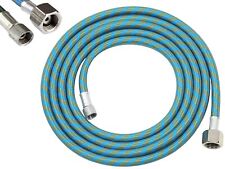 Airbrush Druckluft Druck-Schlauch Gewebeschlauch 1,8m  G1/8"-G1/4" Zubehör 00097