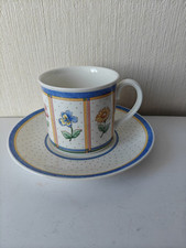 Porzellan Villeroy Boch Julie Kaffeetasse mit Untertasse