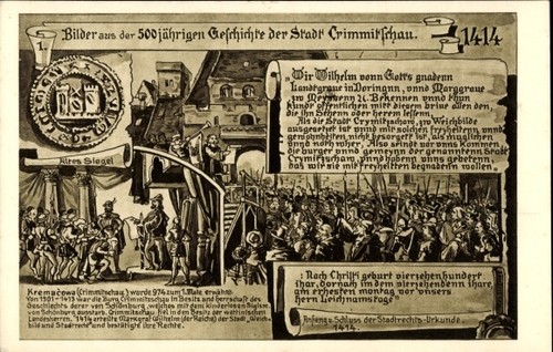 Crimmitschau sachsen - ak,