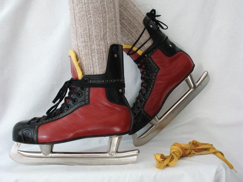 Leder vintage art deco - leder,