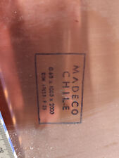 Kupferblech 0,6mm dick, 1000x2000mm + 720x2000mm