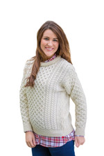 Damen Pullover 100% Wolle