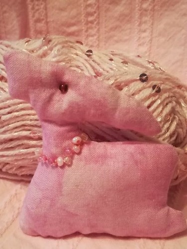 Hase anhänger stoffdeko - 1,