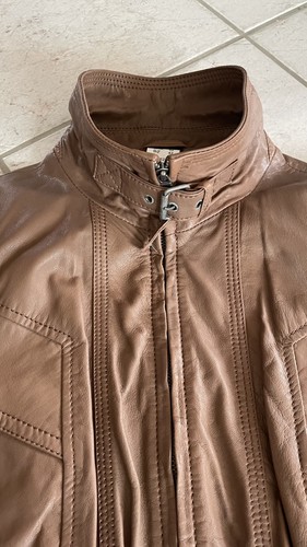 Neue echt leder long - echt, jacke