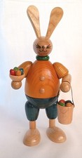 Osterhase  Hase Eier Holz Figur Erzgebirge 23 cm DWU
