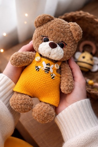 Handmade teddy bear crochet - handmade,