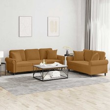 Sofagarnitur mit Kissen Sofa