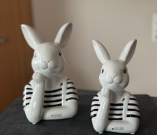 Tiziano Keramik Deko Hase