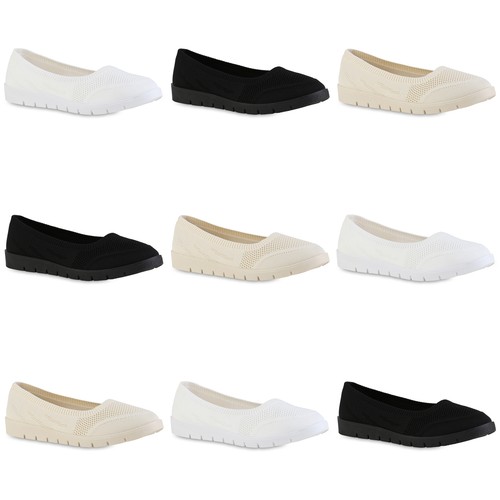 Damen sportliche ballerinas - damen,
