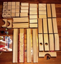 Großer Kugelbahn Bausatz von HABA in sehr gutem Zustand-49 tlg. aus Holz