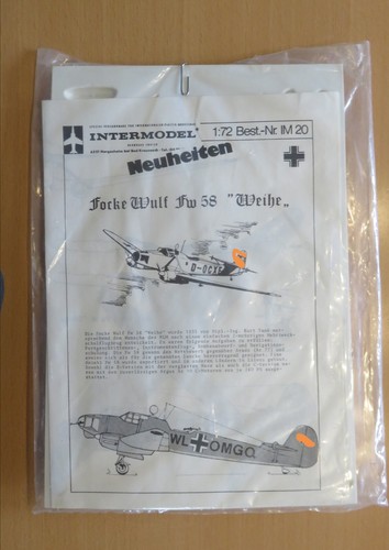Intermodel focke wulf - intermodel, 1/72