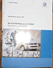 VW Nutzfahrzeuge MOTOR T5  Selbststudienprogramm 2010 Schulungsheft
