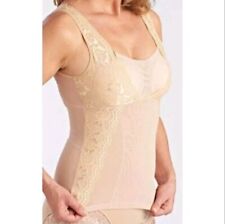Shape-Top mit Spitze hautfarben Hemdchen Figur formend Shapewear in Größe M
