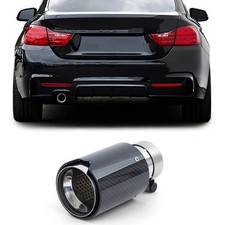90mm Auspuff Endrohr Carbon