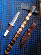 Beil/Tomahawk Bowie Messer Combo