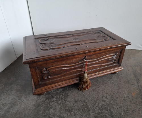 Kleine barocktruhe eiche - kleine,