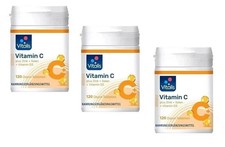 ✅360 Stück (3 Dosen ) Vitalis Vitamin C Tabletten plus Zink + Selen +Vitamin D3✅