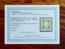 AD Helgoland 6 y h ** mit Befund in Luxuserhaltung, unsigniert, MW 300 ++ €