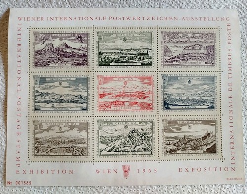 Vignettenblock wipa 1965 - vignettenblock-wipa,