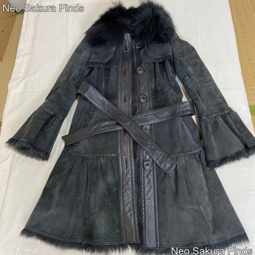 Burberry blue label pelzmantel - label,