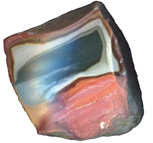 Achat agate polychrom - achat/agate,