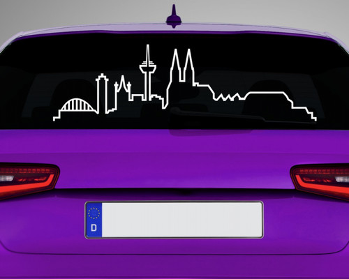 Skyline silhouette köln - silhouette,