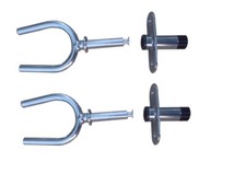 Paar Ruderdollen U-Profil