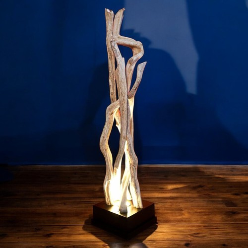 Treibholz stehlampe holzlampe - treibholz,