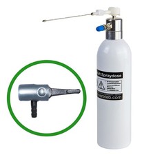 Wiederbefüllbare Alu Druckluftdose Sprayflasche 600ml Sprühdose Air Can