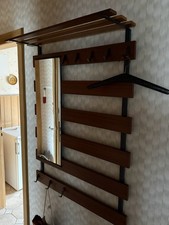 Garderobe mit Hutablage aus Palisanderholz, 1960 Vintage/Retro