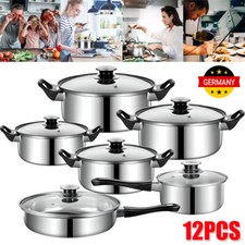 12-tlg Topfset Kochset