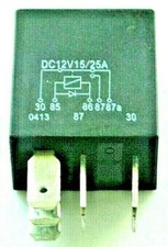 KFZ , Baumaschinen Micro Wechselrelais, 12 Volt, 15 (25) Ampere mit Diode