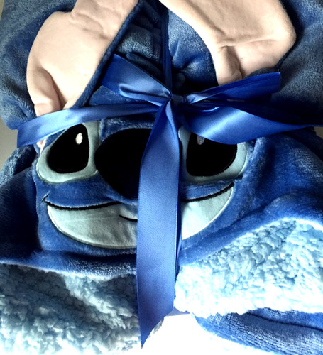 Stitch kuscheldecke blau - stitch,