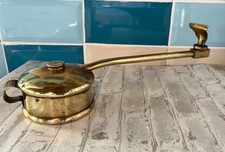 Seltener Vintage Messing Hartmetall Motorwärmer