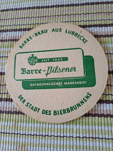 Alter bierdeckel barre bräu - bierdeckel,