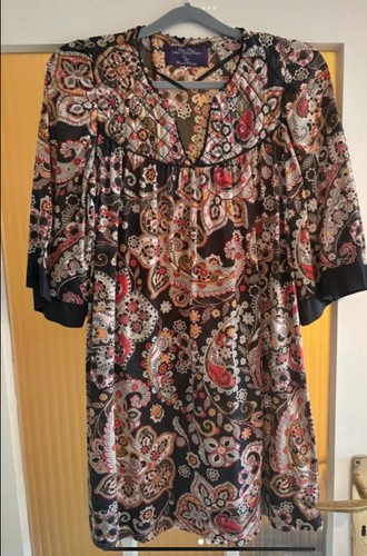 Zara boho tunika kleid paisley - kleid,