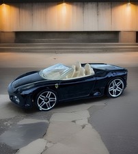 1/64 HOT WHEELS - CLASSIC FERRARI F430 SPIDER BLACK DIECAST CAR