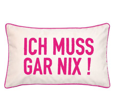 Kissenbezug Kissen Samt  Ich